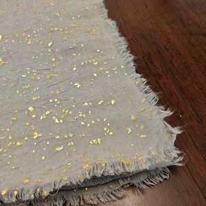 Gold/taupe scarf